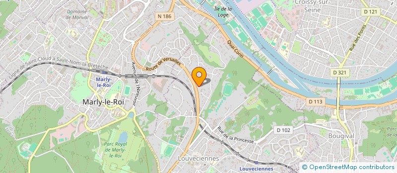 localisation de l'entreprise BYNAT  LOUVECIENNES