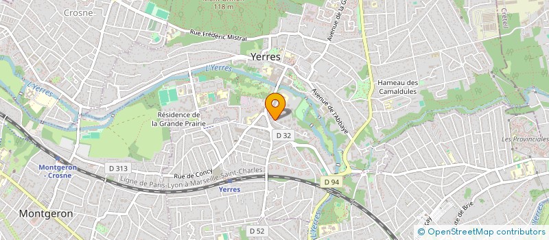 localisation de l'entreprise BYNE  YERRES