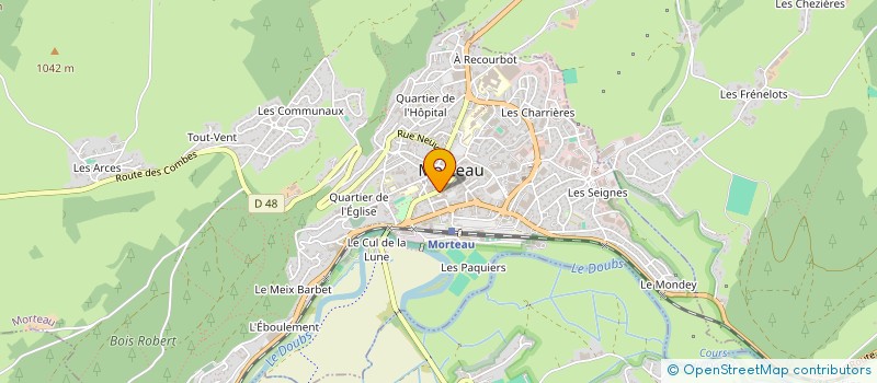 localisation de l'entreprise BYNSS  MORTEAU