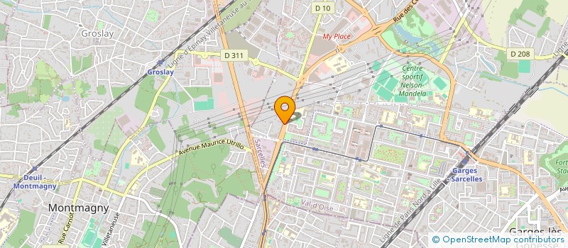 localisation de l'entreprise BYNYANE à SARCELLES