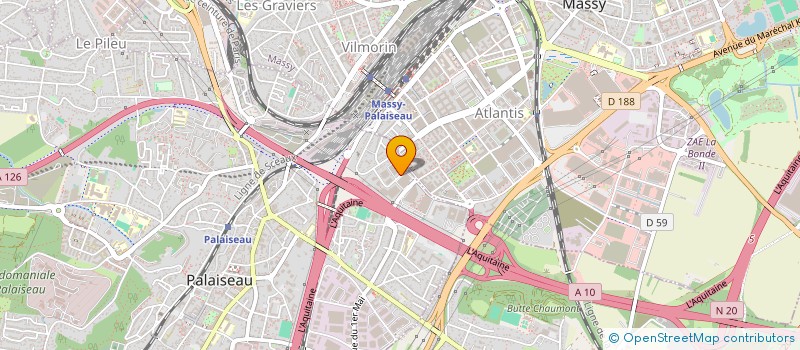 localisation de l'entreprise BYO NETWORKS à PALAISEAU