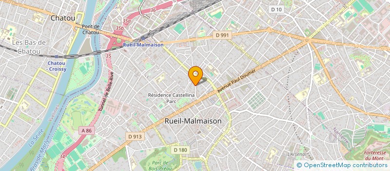 localisation de l'entreprise BYOL COSMETICS à RUEIL-MALMAISON
