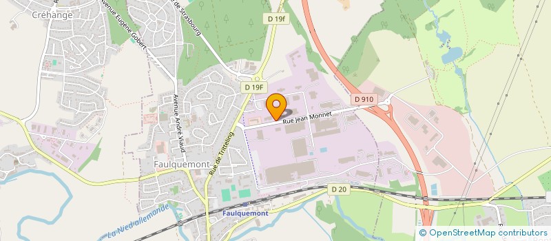 localisation de l'entreprise BYOLA à FAULQUEMONT