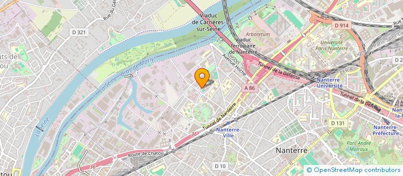 localisation de l'entreprise BYOUSHOP à NANTERRE
