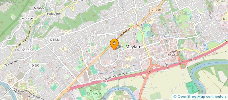 localisation de l'entreprise BYP BAYARD  MEYLAN