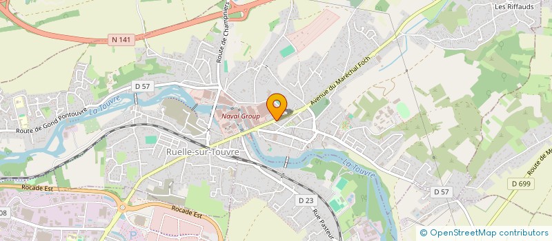 localisation de l'entreprise BYP BYP IMMOBILIER  RUELLE-SUR-TOUVRE