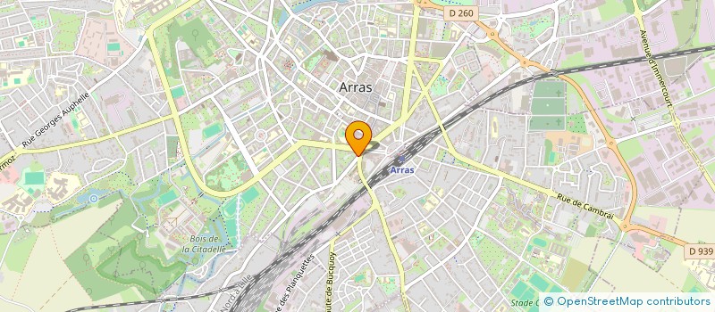 localisation de l'entreprise BYP INVEST à ARRAS