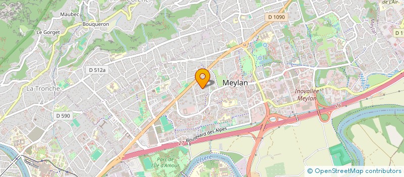 localisation de l'entreprise BYP SALAMOT  MEYLAN