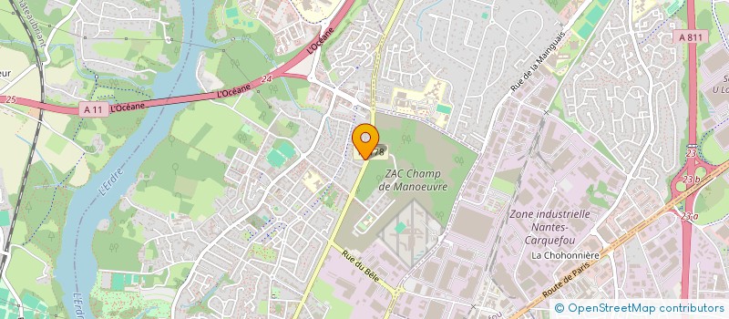 localisation de l'entreprise BYPASS.TECH à NANTES