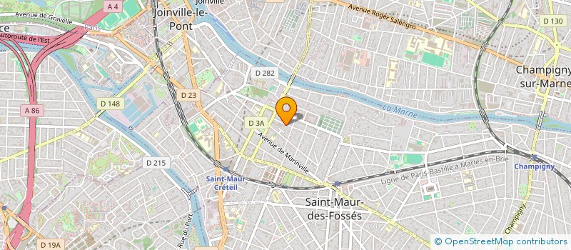 localisation de l'entreprise BYR à SAINT-MAUR-DES-FOSSES