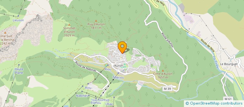 localisation de l'entreprise BYRA  SAINT-ETIENNE-DE-TINEE