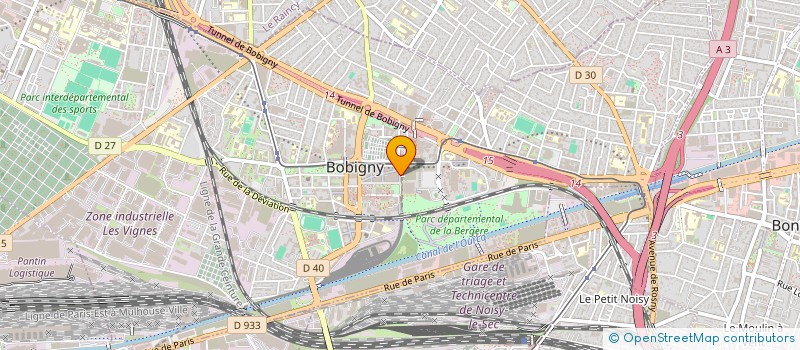 localisation de l'entreprise BYROMAX BOBIGNY  BOBIGNY