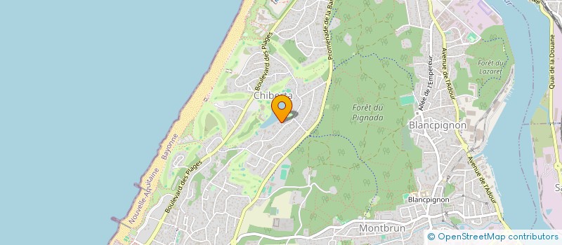 localisation de l'entreprise BYRON BAY  ANGLET