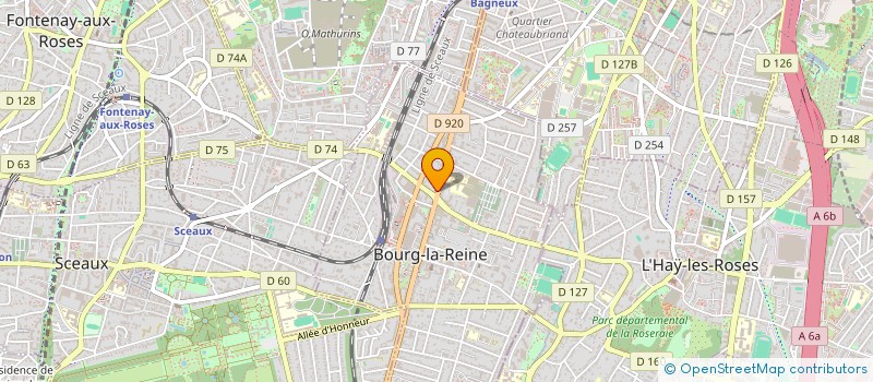 localisation de l'entreprise BYRSA AUTOMOBILE  BOURG-LA-REINE