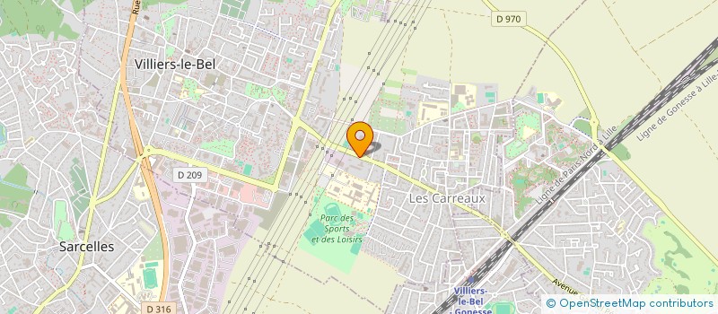 localisation de l'entreprise BYS à ARNOUVILLE