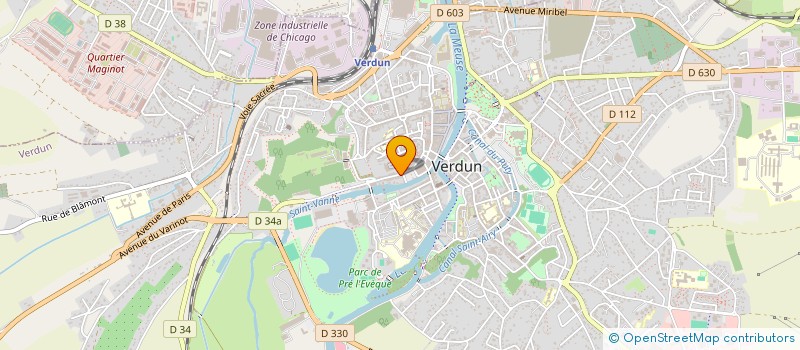 localisation de l'entreprise BYS à VERDUN