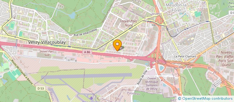 localisation de l'entreprise BYS S A  VELIZY-VILLACOUBLAY