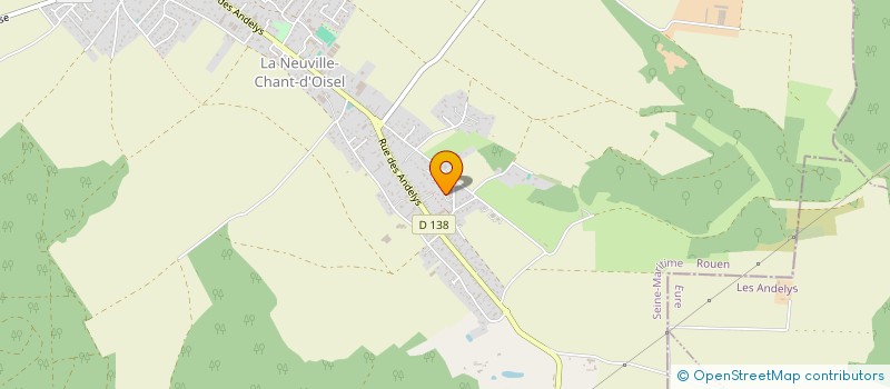 localisation de l'entreprise BYSANCE  LA NEUVILLE-CHANT-D'OISEL