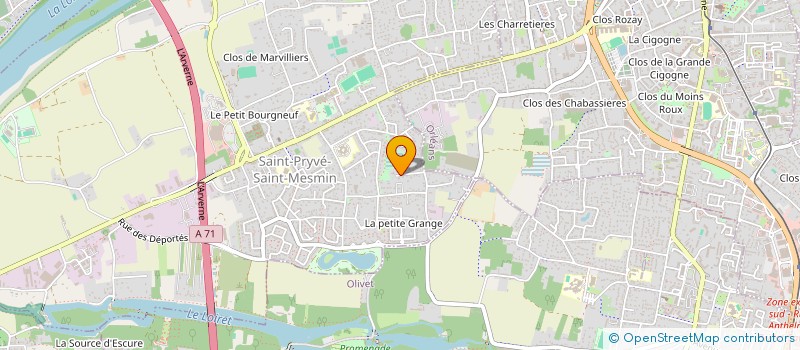 localisation de l'entreprise BYSCUS à SAINT-PRYVE-SAINT-MESMIN