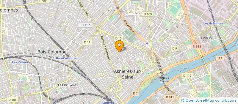 localisation de l'entreprise BYSJ à ASNIERES-SUR-SEINE
