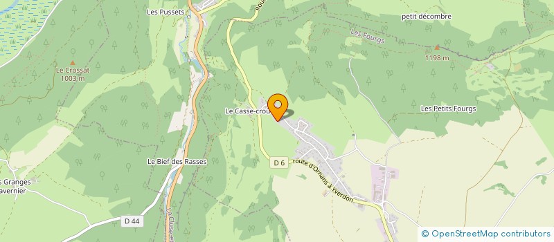 localisation de l'entreprise BYSSHE  LES FOURGS