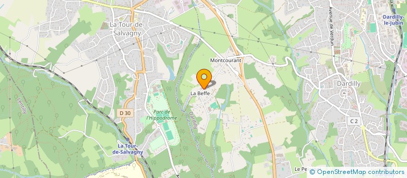 localisation de l'entreprise BYSTARK'S à DARDILLY