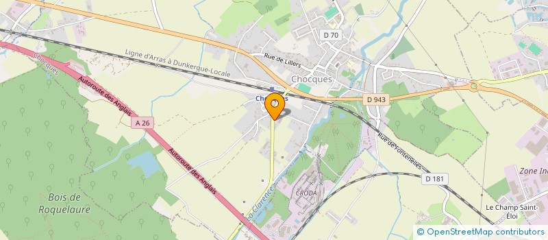 localisation de l'entreprise BYSTRY-DUCOURANT  CHOCQUES