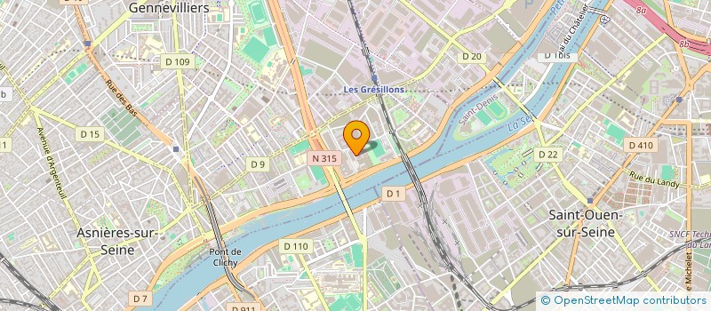 localisation de l'entreprise BYTE CONSULTING à ASNIERES-SUR-SEINE