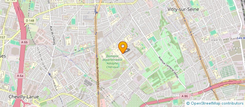 localisation de l'entreprise BYTEFUSION à VITRY-SUR-SEINE