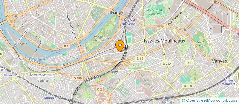 localisation de l'entreprise BYTESFORGE à ISSY-LES-MOULINEAUX