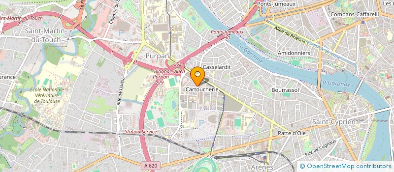 localisation de l'entreprise BYTESOFT à TOULOUSE