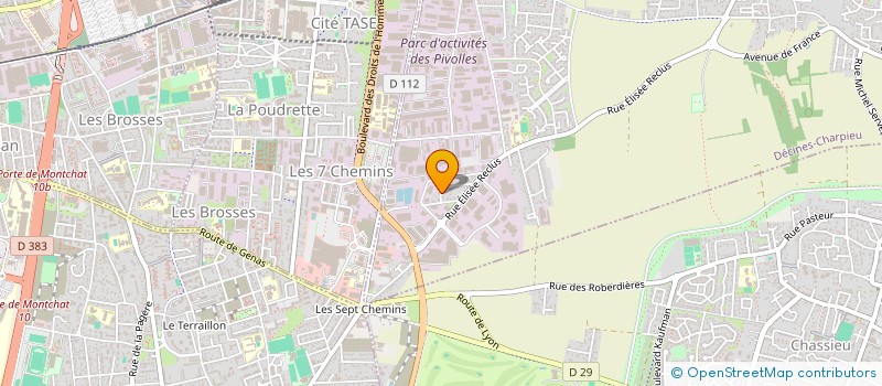 localisation de l'entreprise BYTYQI IMMOBILIER  DECINES-CHARPIEU