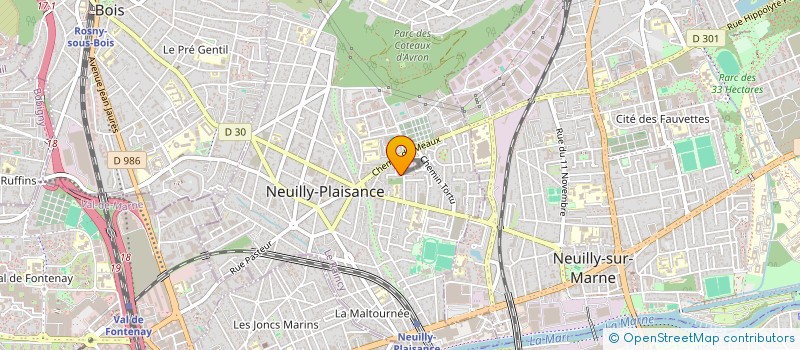 localisation de l'entreprise BYWIL  NEUILLY PLAISANCE