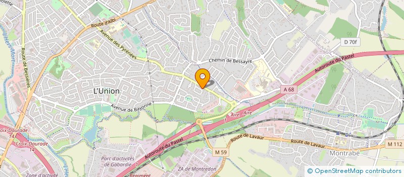 localisation de l'entreprise BYZ CONSULTING à L'UNION