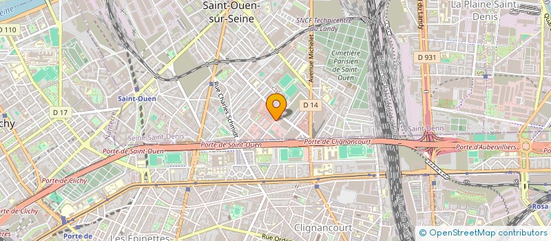 localisation de l'entreprise BYZALISA à SAINT-OUEN-SUR-SEINE