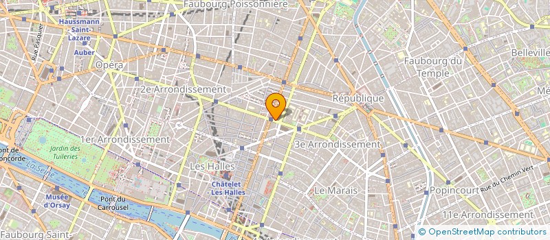 localisation de l'entreprise BYZANCE  PARIS