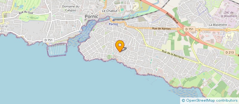 localisation de l'entreprise BYZANCE  PORNIC