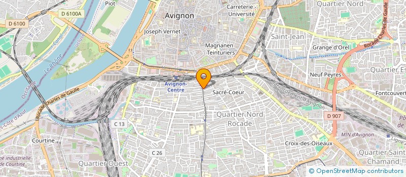 localisation de l'entreprise BYZANCE  AVIGNON