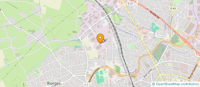 localisation de l'entreprise BYZANCE LOG à RIORGES