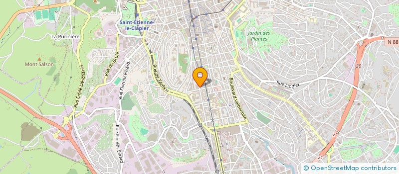 localisation de l'entreprise BYZANCE, UN ART D'EN FER  SAINT-ETIENNE