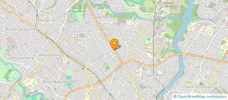 localisation de l'entreprise BYZANTINE à NANTES