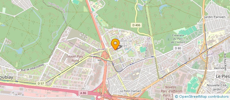 localisation de l'entreprise BZ AUTO CORPORATION  MEUDON