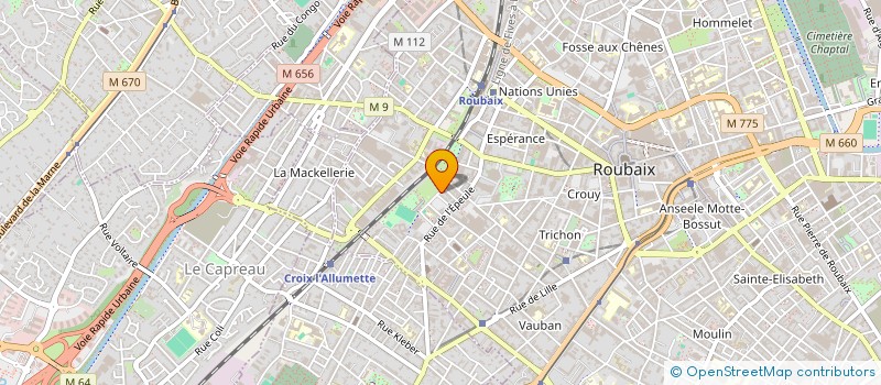 localisation de l'entreprise BZ BULDING  ROUBAIX