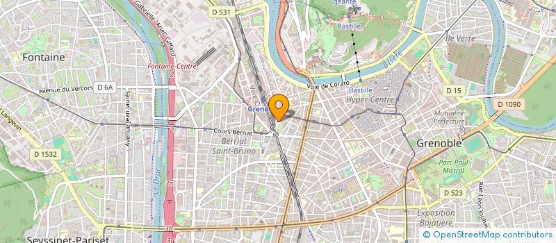 localisation de l'entreprise BZ BUSINESS & COMMUNICATION à GRENOBLE