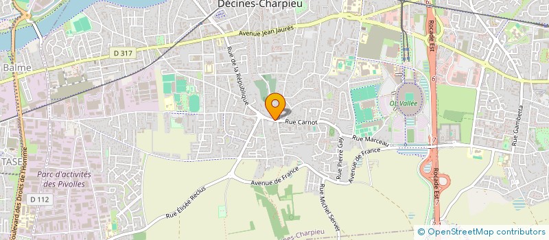 localisation de l'entreprise BZ COIFFURE  FEYZIN