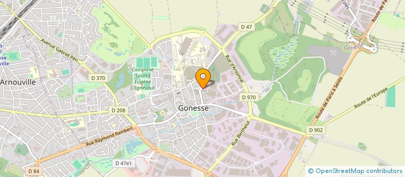 localisation de l'entreprise BZ ELEC à GONESSE