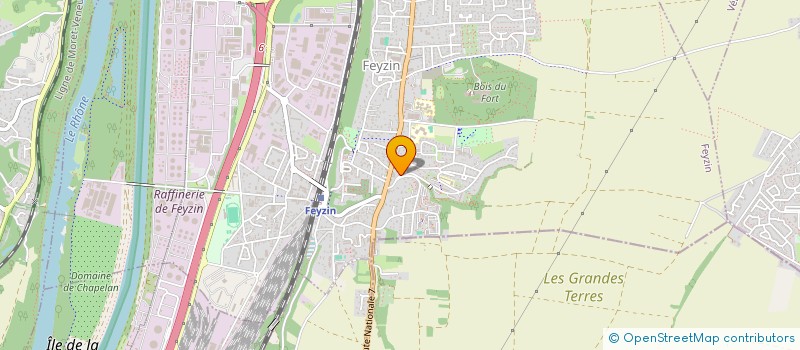 localisation de l'entreprise BZ ENERGY 69  FEYZIN