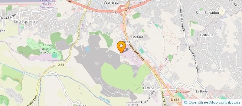 localisation de l'entreprise BZ EVOLUTION  ALBI