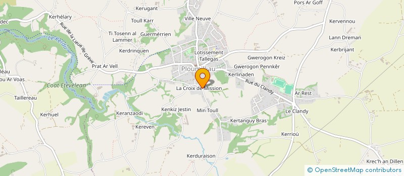 localisation de l'entreprise BZ HOUSE  PLOUMILLIAU