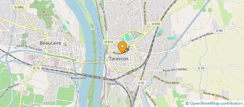 localisation de l'entreprise BZ IMMO  TARASCON